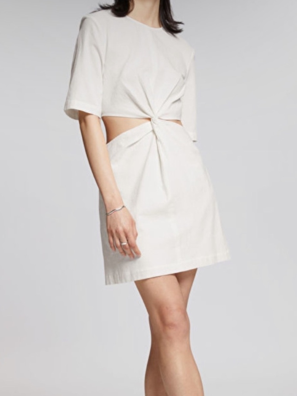 & Other Stories Cotton Cut Out Dress